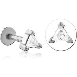 STERILE SURGICAL STEEL GRADE 316L INTERNALLY THREADED JEWELED MICRO LABRET