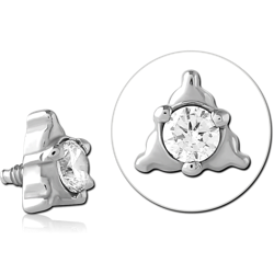 STERILE SURGICAL STEEL GRADE 316L JEWELED MICRO ATTACHMENT FOR 1.2MM INTERNALLY THREADED PINS