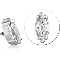 STERILE SURGICAL STEEL GRADE 316L JEWELED MICRO ATTACHMENT FOR 1.2MM INTERNALLY THREADED PINS