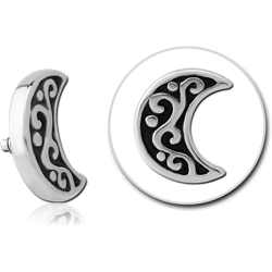 STERILE SURGICAL STEEL GRADE 316L MICRO ATTACHMENT FOR 1.2MM INTERNALLY THREADED PINS - CRESCENT