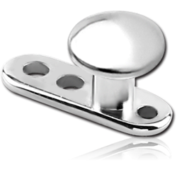 STERILE TITANIUM ALLOY INTERNALLY THREADED DERMAL ANCHOR WITH ROUND DISC