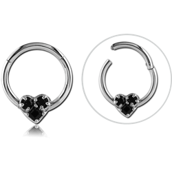 SURGICAL STEEL GRADE 316L PREMIUM CRYSTALS JEWELED SEPTUM