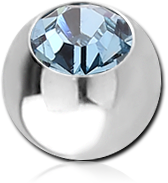 SURGICAL STEEL GRADE 316L JEWELED MICRO BALL