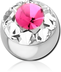CRYSTALINE EPOXY JEWELED BALL