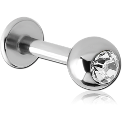 SURGICAL STEEL GRADE 316L JEWELED LABRET