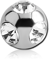 TITANIUM ALLOY MULTI OPTIMA CRYSTAL MICRO BALL