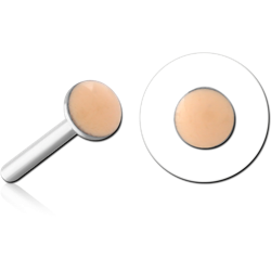 SURGICAL STEEL GRADE 316L THREADLESS DISC ENAMEL