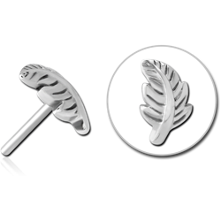 SURGICAL STEEL GRADE 316L THREADLESS INTERNAL ATTACHMENT  - LEAF