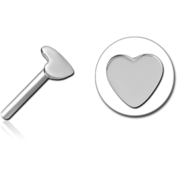 SURGICAL STEEL GRADE 316L THREADLESS INTERNAL ATTACHMENT- HEART