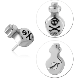 SURGICAL STEEL GRADE 316L THREADLESS ATTACHMENT - POISON