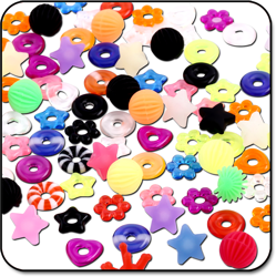 VALUE PACK OF MIX TONGUE SOFT SILICONE TOPS AND DONUTS