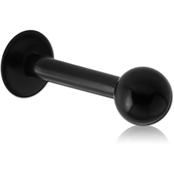 BLACK PVD COATED TITANIUM ALLOY LABRET