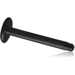 BLACK PVD COATED TITANIUM ALLOY MICRO LABRET PIN