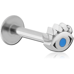 SURGICAL STEEL GRADE 316L MICRO LABRET WITH ATTACHMENT  - EYE