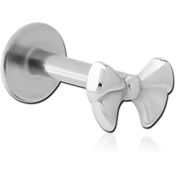 SURGICAL STEEL GRADE 316L MICRO LABRET-BOW