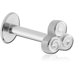 SURGICAL STEEL GRADE 316L TRISQUEL MICRO LABRET