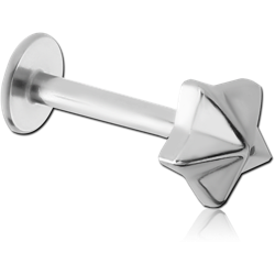 SURGICAL STEEL GRADE 316L NAUTICAL STAR MICRO LABRET