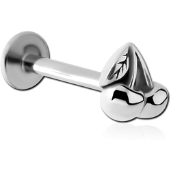 SURGICAL STEEL GRADE 316L CHERRIES MICRO LABRET