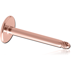 ROSE GOLD PVD COATED SURGICAL STEEL GRADE 316L MICRO LABRET PIN