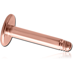 ROSE GOLD PVD COATED TITANIUM ALLOY LABRET PIN