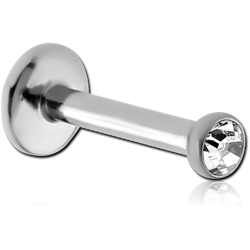 STERILE SURGICAL STEEL GRADE 316L INTERNALLY THREADED JEWELED MICRO LABRET