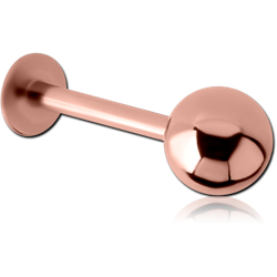 STERILE ROSE GOLD PVD COATED TITANIUM ALLOY MICRO LABRET