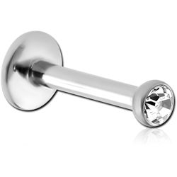 STERILE TITANIUM ALLOY INTERNALLY THREADED JEWELED MICRO LABRET