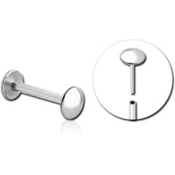 STERILE TITANIUM ALLOY THREADLESS DISC LABRET