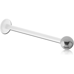 STERILE BIOFLEX® MICRO LABRET WITH STEEL BALL