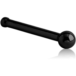 BLACK PVD COATED SURGICAL STEEL GRADE 316L BALL NOSE BONE