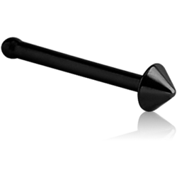 BLACK PVD COATED SURGICAL STEEL GRADE 316L CONE NOSE BONE