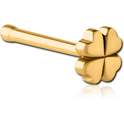 GOLD PVD COATED SURGICAL STEEL GRADE 316L NOSE BONE