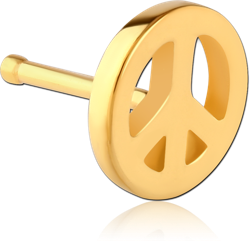 GOLD PVD COATED SURGICAL STEEL GRADE 316L NOSE BONE