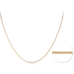 STERLING 925 SILVER GOLD PLATED 18K NECKLACE