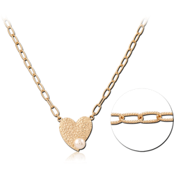 STERLING 925 SILVER GOLD PLATED 18K JEWELED NECKLACE WITH PENDANT