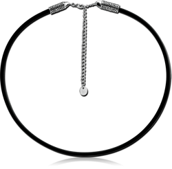 KOOL KATANA RUBBER NECKLACES WITH SURGICAL STEEL GRADE 316L LOCK