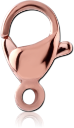 ROSE GOLD PVD COATED STAINLESS STEEL GRADE 304 LOBSTER LOCKER