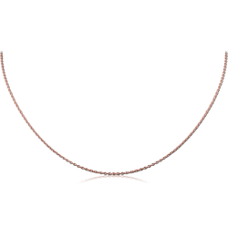 ROSE GOLD PLATED STERLING 925 SILVER CHAIN