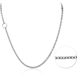 STAINLESS STEEL GRADE 304 NECK CHAIN 90CMS