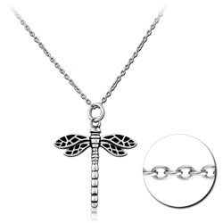 SURGICAL STEEL GRADE 316L NECKLACE WITH PENDANT