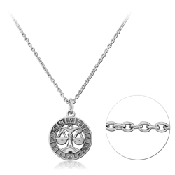 SURGICAL STEEL GRADE 316L NECKLACE WITH PENDANT