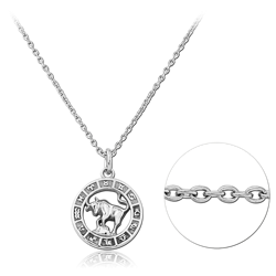 SURGICAL STEEL GRADE 316L NECKLACE WITH PENDANT