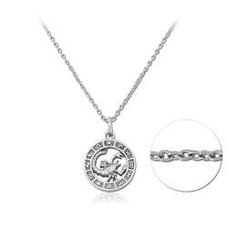 SURGICAL STEEL GRADE 316L NECKLACE WITH PENDANT