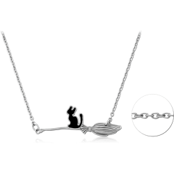 SURGICAL STEEL GRADE 316L NECKLACE WITH PENDANT