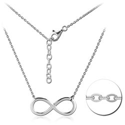 STERLING STERLING 925 SILVER 925 NECKLACE WITH PENDANT - INFINITY