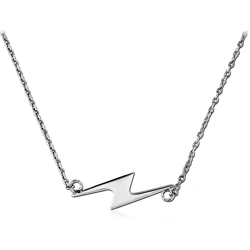 STERLING STERLING 925 SILVER 925 NECKLACE WITH PENDANT - LIGHTNING