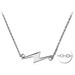 STERLING STERLING 925 SILVER 925 NECKLACE WITH PENDANT - LIGHTNING