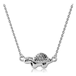 STERLING STERLING 925 SILVER 925 NECKLACE WITH PENDANT - TURTLE
