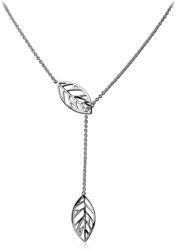 STERLING STERLING 925 SILVER 925 NECKLACE WITH PENDANT - LEAF