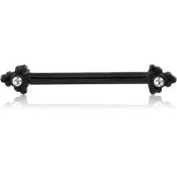 SURGICAL STEEL GRADE 316L NIPPLE PIERCING INTERNAL THREADED BAR